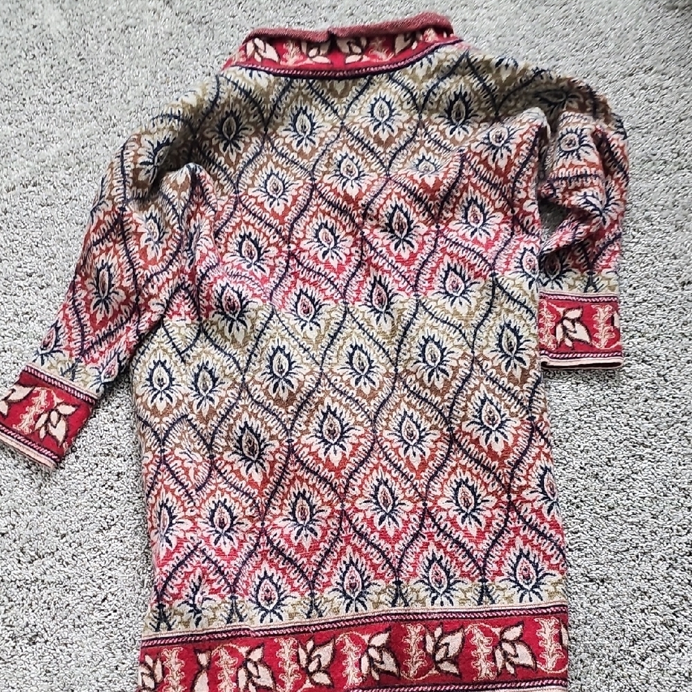 Sundance Red and Blue Knit Sweater - Picture 3 of 3